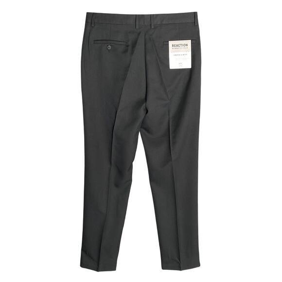 Kenneth Cole Reaction Pants Men's 34x32 Slim Fit Trousers Stretch Charcoal NEW - Picture 5 of 13